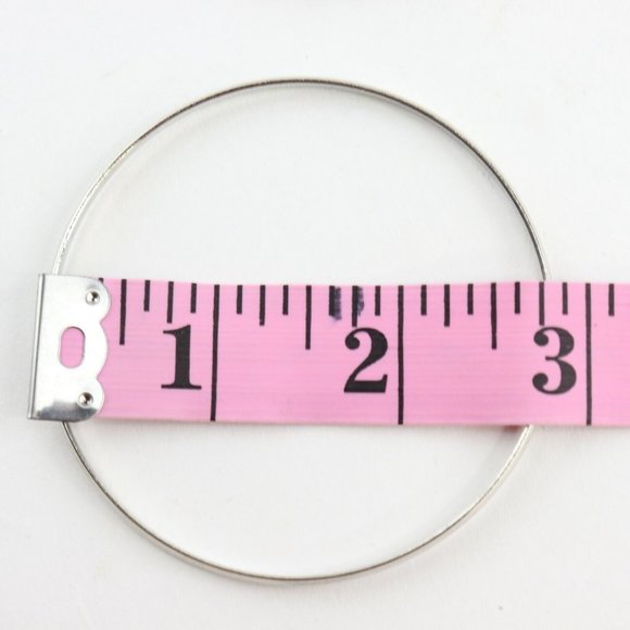 INC Silver-Tone Two Stackable Bangle Bracelets, NWOT - Picture 3 of 3